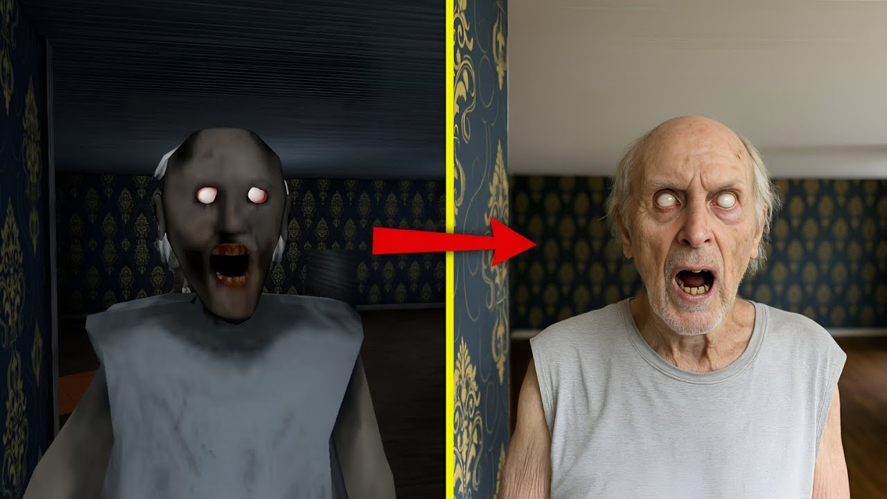 Granny Chapter 4 But in Real Life | Scary Horror Game in Real Life ...