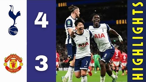 Tottenham Hotspur 4-3 Man Utd | HEUNG MIN SON SCORES FROM A CORNER! 😵