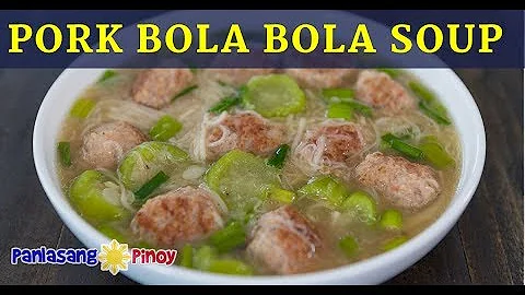 Pork Meatball Soup with Misua and Patola Recipe