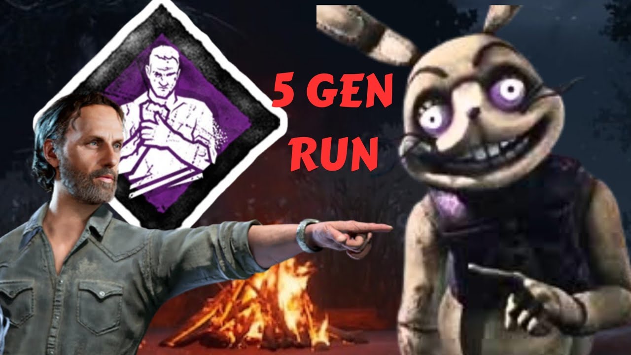 No Mither 5 Gen Run vs Springtrap | Dead by Daylight - YouTube