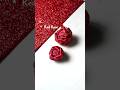 easy red Rose craft ❤️😘#easycraft #redrose #rose