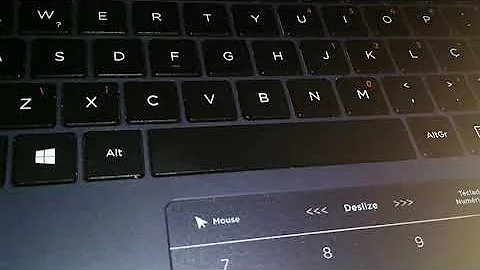 Como desativar a tecla Num Lock do Notebook Positivo?