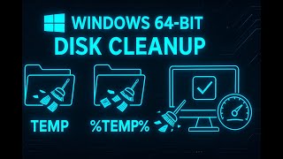 🚀 Speed Up Windows 7 / 10 / 11 Performance with 3 Quick Commands to Clean Temp Files & Folders 2025