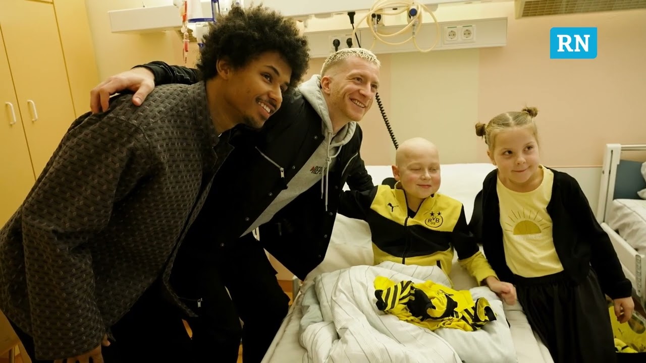 BVB-Profis Sancho, Reus und Co. besuchen Kinderklinik: 
