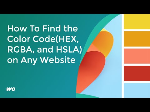 How To Find The Color Code On Any Website