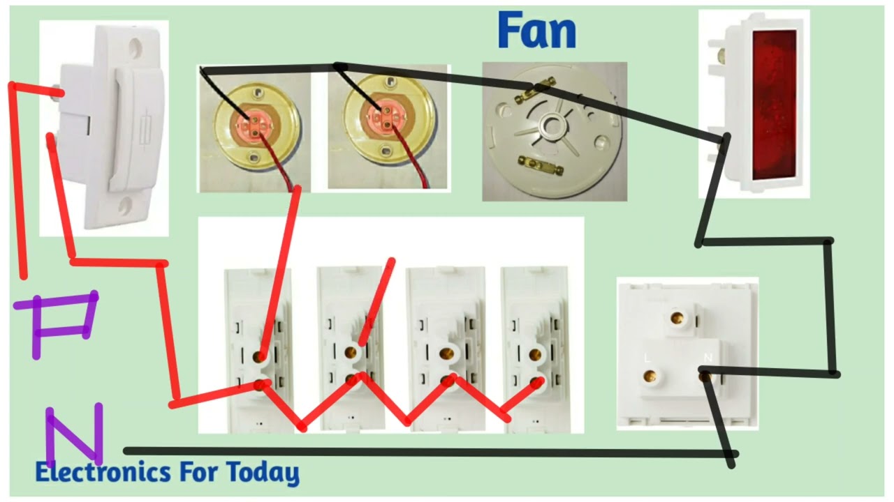 Fuse,indicator, Switch,Socket Connection in Hindi,2
