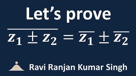 conjugate of (z1 +/- z2) = conjugate of z1 +/- conjugate of z2