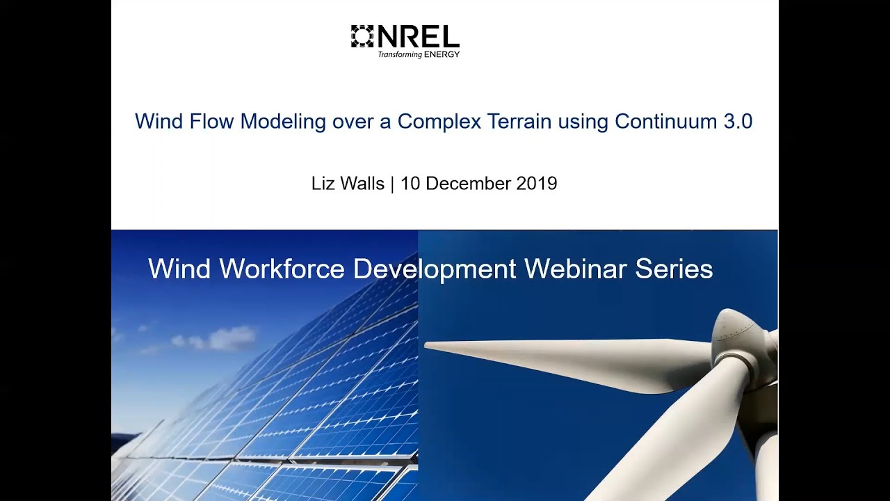 Wind Flow Modeling over a Complex Terrain using Continuum 3.0 YouTube