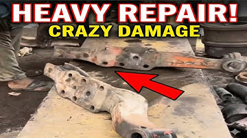 IMPOSSIBLE REPAIR? Fixing a Completely Snapped Heavy Axle!