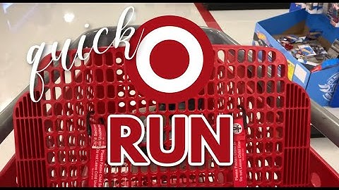 SHOP WITH ME | Quick Target Run