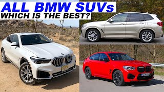 Best BMW SUV comparison BMW X1 vs X2 vs X3 vs X4 vs X5 vs X6 vs X7 vs iX