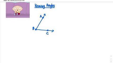Naming Angles 3 different ways