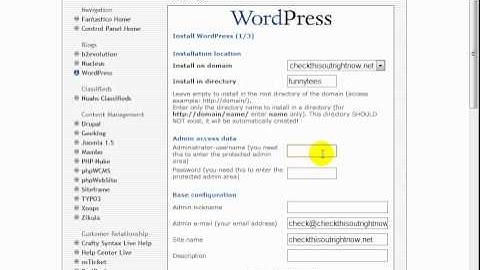 01-Installing and Updating WordPress Automatically Using cPanel- WordPress Tutorial v3.4