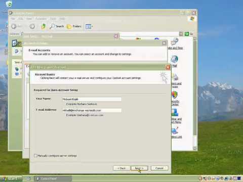 Auto Account Setup with Office Outlook 2007