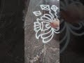 kites rangoli #simple Sankranti muggu #freehand#ytshorts
