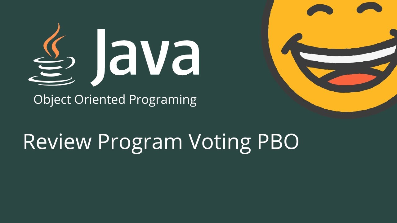 TUGAS OOP java - Review Program Voting - YouTube
