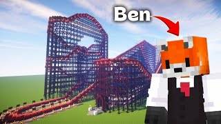 Minecraft Ama En Büyük Rollercoasterı Yapıyorum.