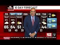 First Alert Forecast: A warm Friday (Jan. 9) with a few late showers