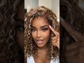UNice 7x5 Bye-Bye Slip™ Lace Honey Blonde Highlights Voluminous Curly Bob Wig
