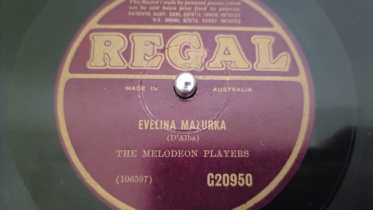 Evelina Mazurka - The Melodeon Players (1931)