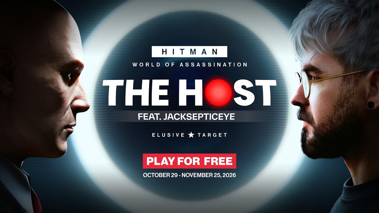 HITMAN World of Assassination présente Jacksepticeye comme sa nouvelle cible fugitive