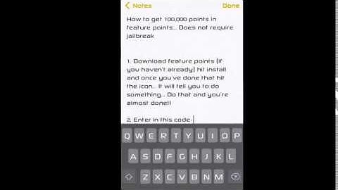 Feature points hack 100,000 points