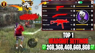 Free Fire Headshot Setting After Ob53 Update 2026best Sensitivity Settings sensitivity Setting