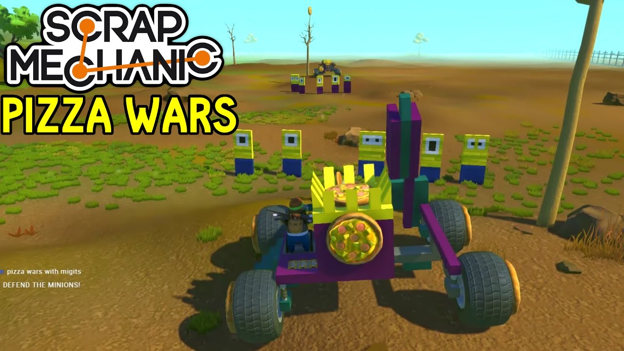 VOD: Pizza Wars 🍕 | Scrap Mechanic Multiplayer