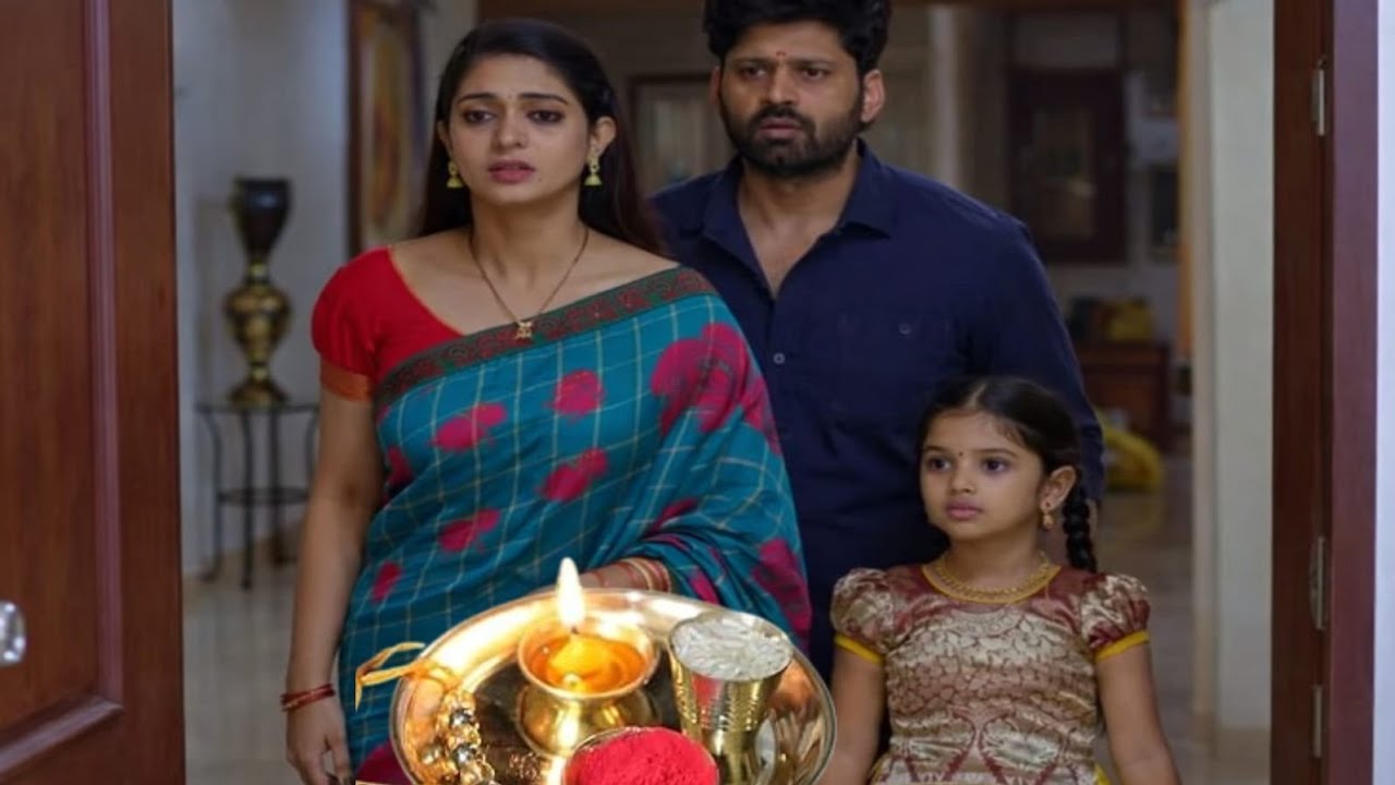 20/2/26 గుళ్ళలో శివపార్వతుల్లాగా ఎదురుపడ్డ మిస్సమ్మ అమర్ మనుచేత హారతి ఇప్పించడం ఇంటికి రావడం