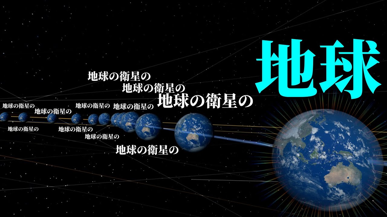 超大規模】地球の衛星を地球にしてその地球の衛星を地球にして…を