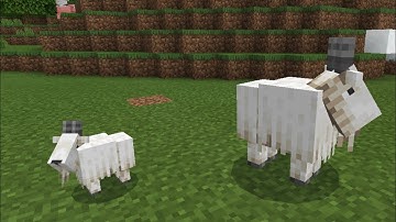 Caves And Cliffs: Goat Changes - Beta 1.16.210.51