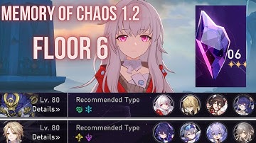 Memory of Chaos 1.2 v1 Floor 6 3 Stars | E1 Clara E0 Seele | Honkai Star Rail