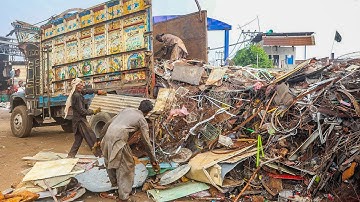 Unbelievable Metal Recycling Into Rebar Steel – Steel Transformation Process