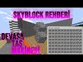 DEVASA TAŞ SİSTEMİ!! SONOYUNCU SKYBLOCK 0'DAN KASILMA REHBERİ