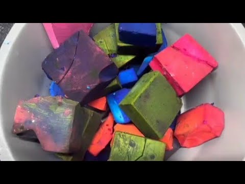 Deep dyed gym chalk edit ️ | oddly satisfying| gym chalk edit| ASMR gym ...