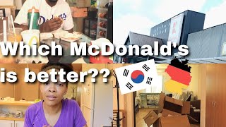 THE MOVERS ARE HERE! | FIRST TIME trying MCDONALDS in Germany screenshot 1