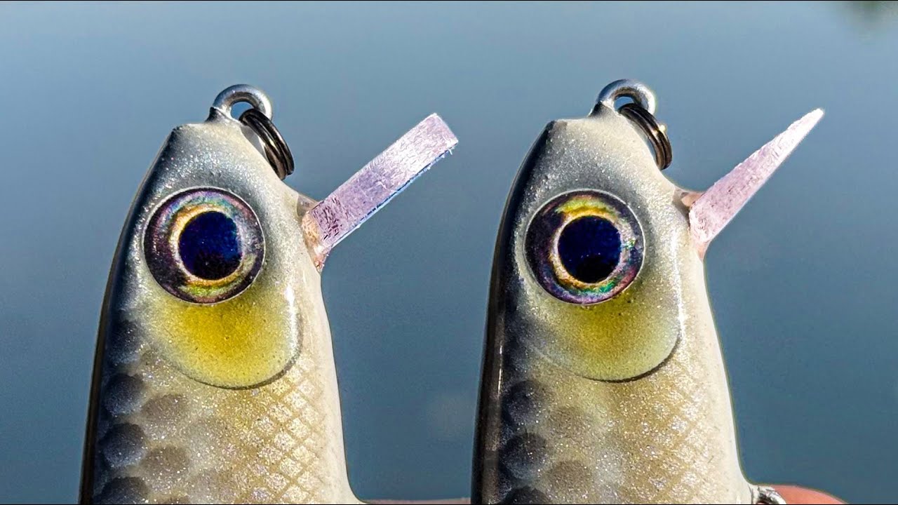 Does a Sharpened Fishing Lure Lip Make a Difference?
