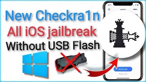 NEW Checkra1n | Whithout USB Flash | Jailbreak iOS14/14.2/14.3 Windows|Checkra1n 0.12.1