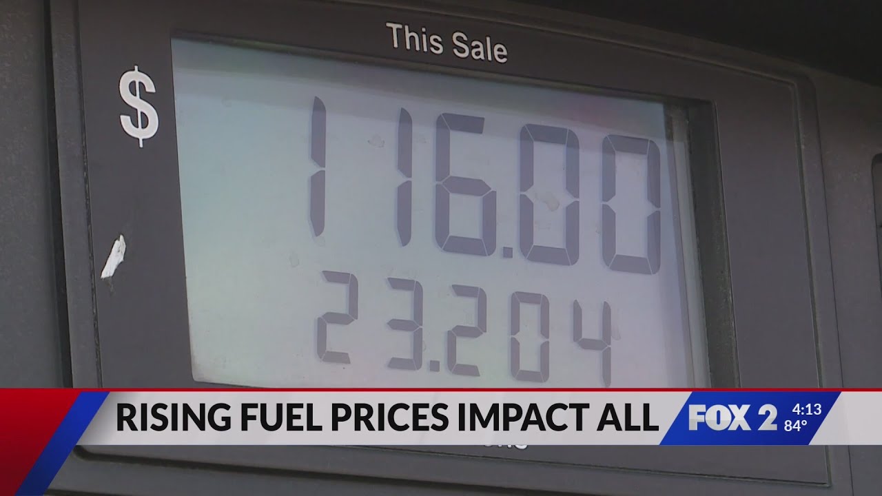 High gas prices squeeze industries, threaten consumers - YouTube