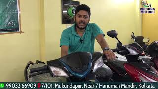 Big size electric scooter with 12" wheels |110 km millage|Mudit Ridh Rovers#ebike @krishnamotors22