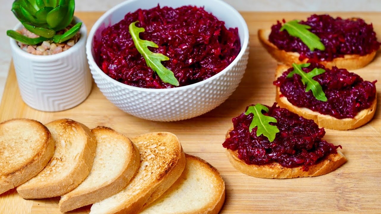 Съедят за минуту! Беру 1 свеклу и готовлю вкусную закуску из простых продуктов!