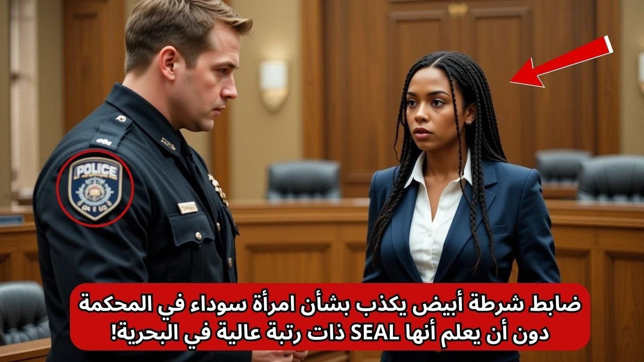 ضابط شرطة أبيض يكذب بشأن امرأة سوداء في المحكمة دون أن يعلم أنها SEAL ذات رتبة عالية في البحرية!