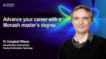 Advance your career with a Monash master