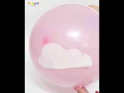 การทดลองวิทยาศาสตร์แสนสนุก - Static Electricity Balloon Experiment การทดลองไฟฟ้าสถิตกับลูกโป่ง