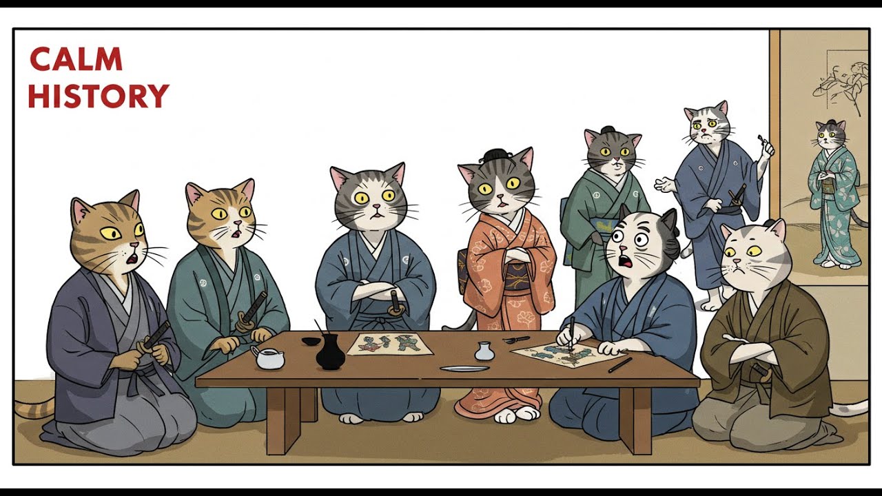 History Podcast For Sleep  How 18th Century Japanese Artists Drew Cats as People