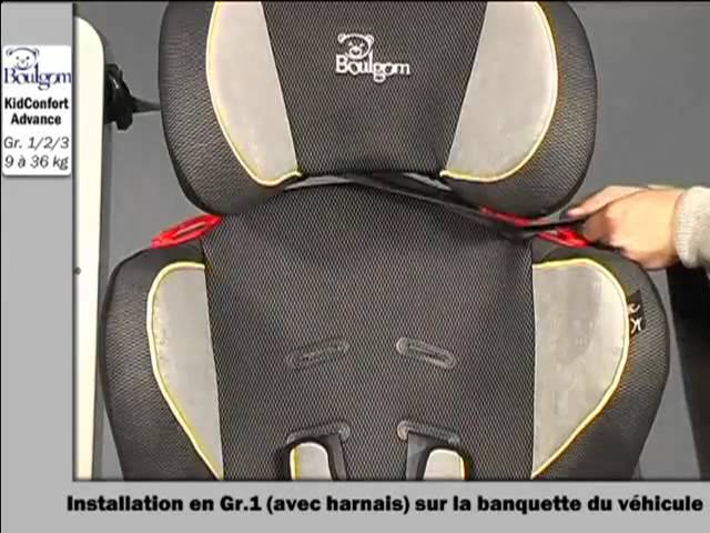 Rehausseur Isofix NORAUTO groupe 3, noir et gris - Norauto