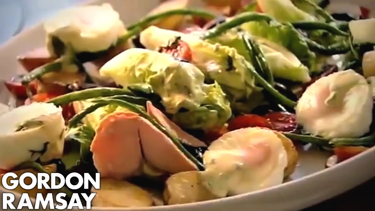 Salmon Salad Nicoise (Part 3) | Gordon Ramsay - YouTube