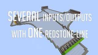 Several Inputs/Outputs With One Redstone-line