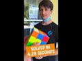 Feliks zemdegs explains his 429s flawless cube solve shorts