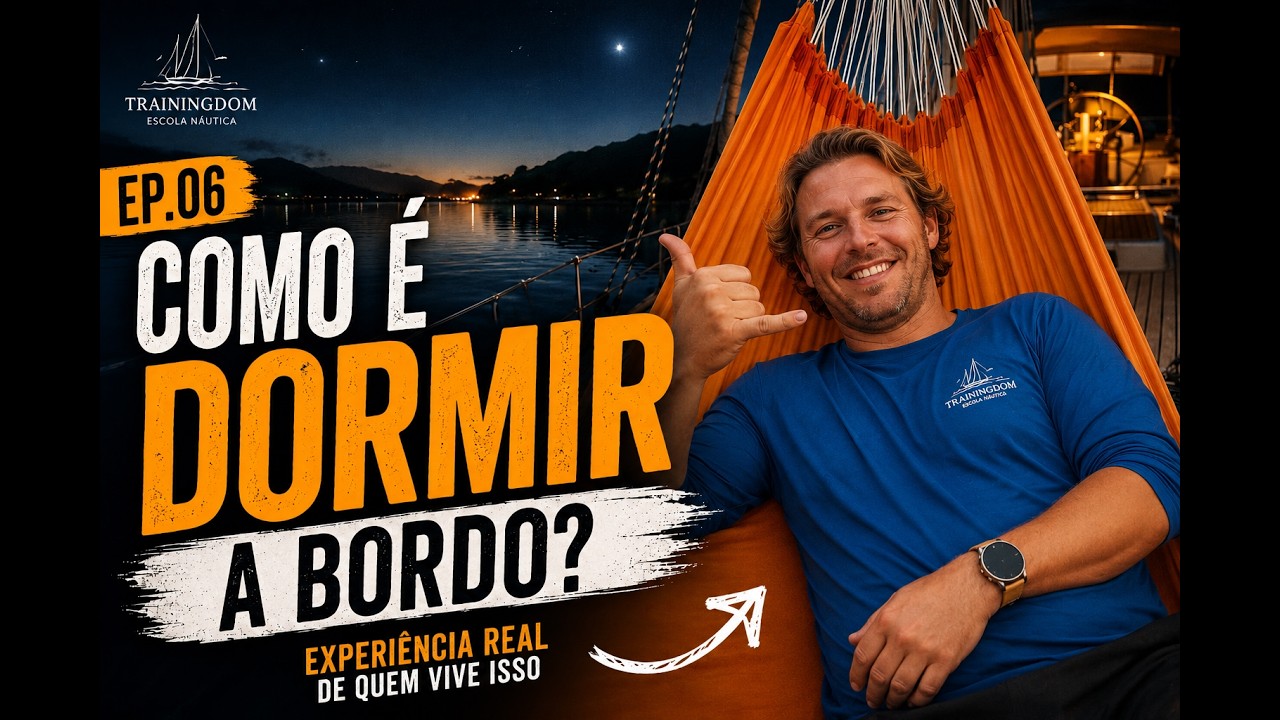 ⁣EP06 | Como é dormir a bordo de um veleiro oceânico?